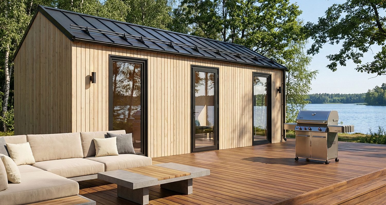 30 m² CLT Modular House – Bright, Cozy, and Eco-Friendly Living